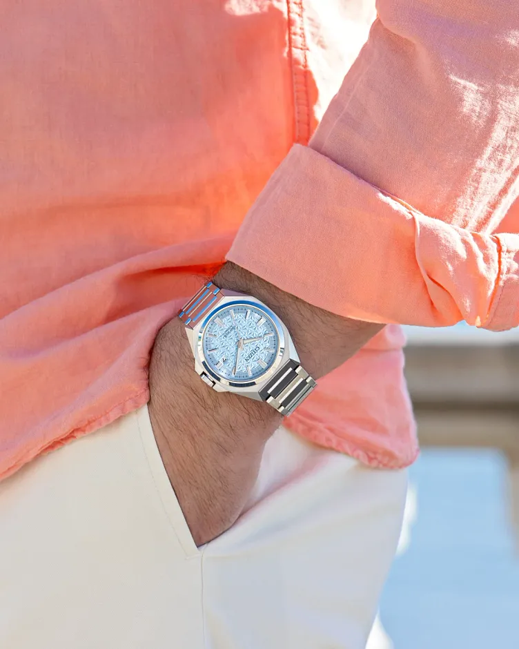 Series8 831 Light Blue Dial Stainless Steel Bracelet NB6051-59L Series8 831 Light Blue Dial Stainless Steel Bracelet NB6051-59L